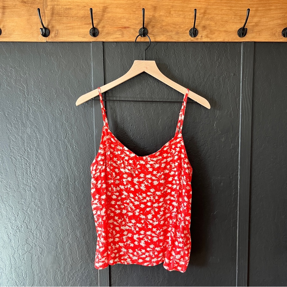 En Creme Floral Camisole Tank Top